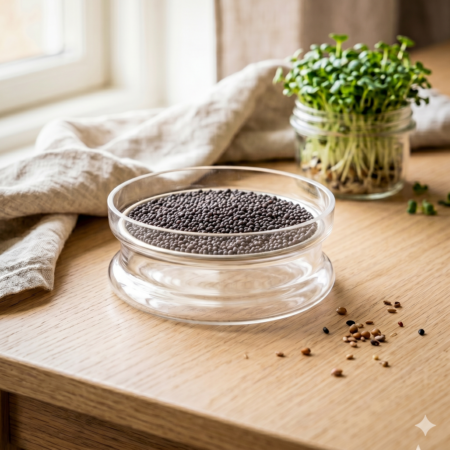 Coupelle de germination pour micro-pousses
